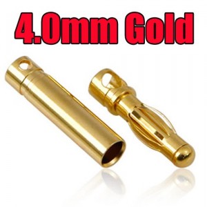 Aranyozott csatlakoz&oacute; p&aacute;r 4mm-es