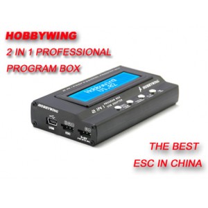 Programoz&oacute; Box HobbyWing brushless szab&aacute;lyz&oacute;khoz, LCD