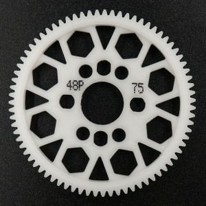 Spur fogasker&eacute;k 75T, modul 48pitch, Delrin, SG-48075