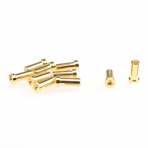 Ruddog 5mm-es has&iacute;tott, aranyozott csatlakoz&oacute; 14mm hossz (1db)